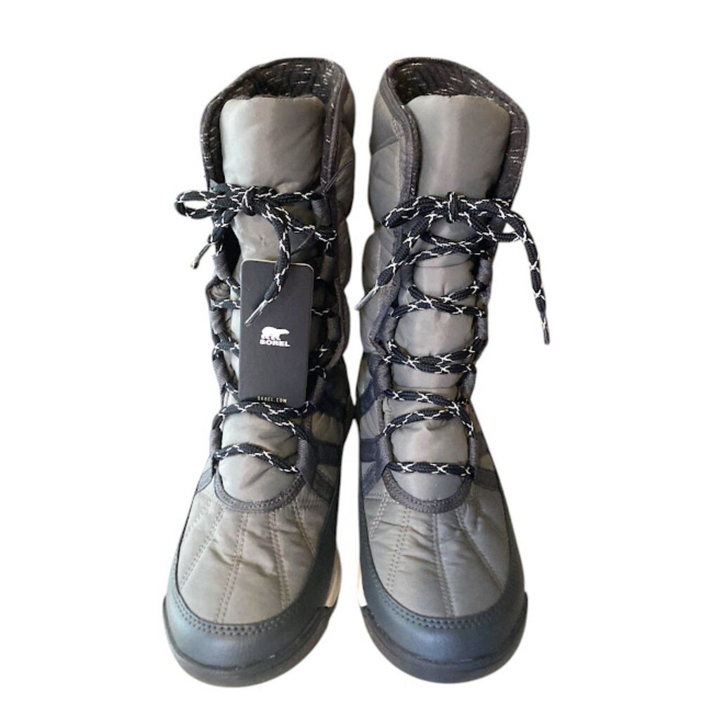 Sorel Whitney II Tall 10" Laceup Quarry Boot Insulated Waterproof  NWT Size 7.5